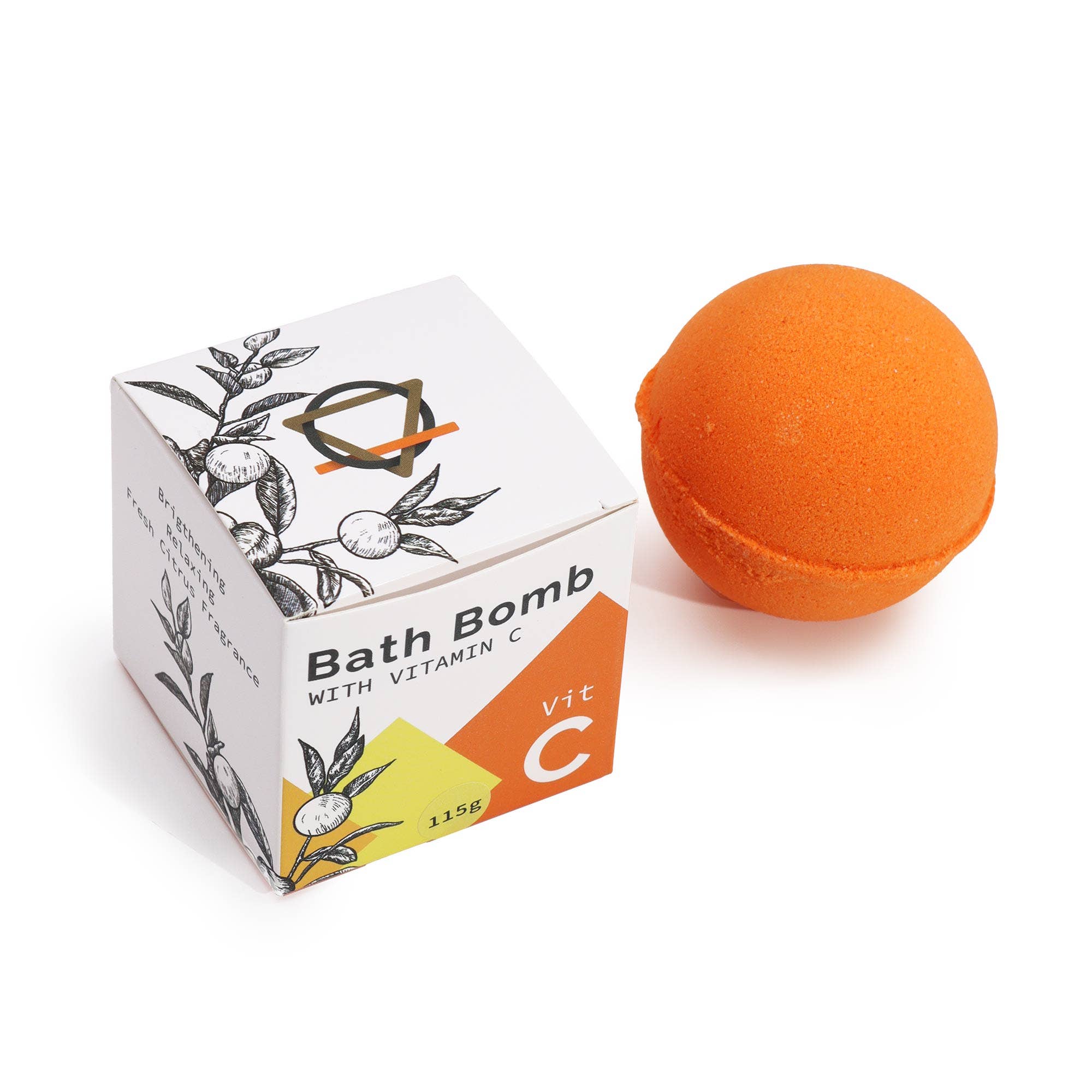 Vitamin C Infused Bath Bomb with Essential Oils | For a luxurious & rejuvenating soak | £4.49