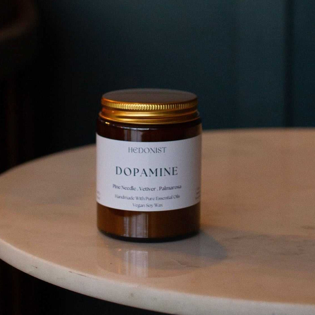 Dopamine Self Care Candle with Liquor, Rosemary, Cedarwood & Patchouli | Ignite your senses | £15.00