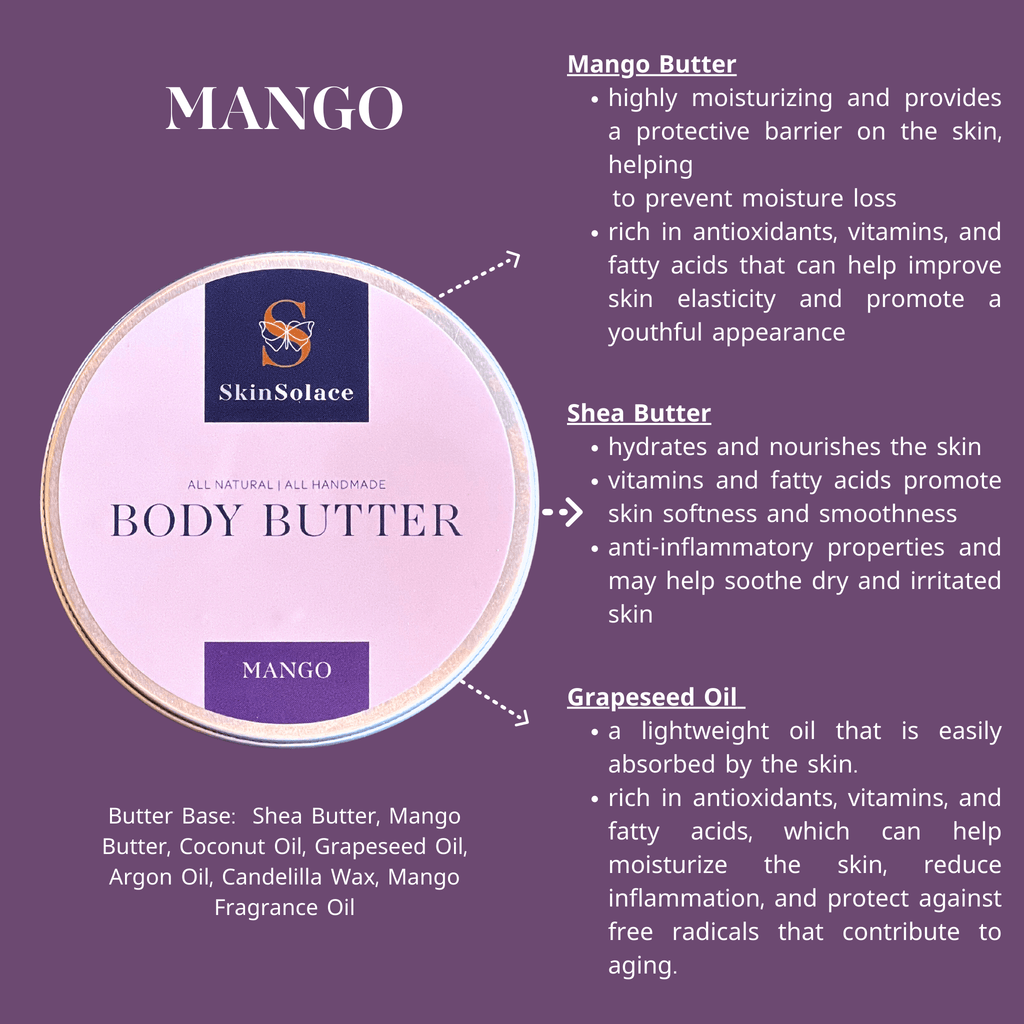 Mango Body Butter | For beautifully smooth and supple skin | £7.50
