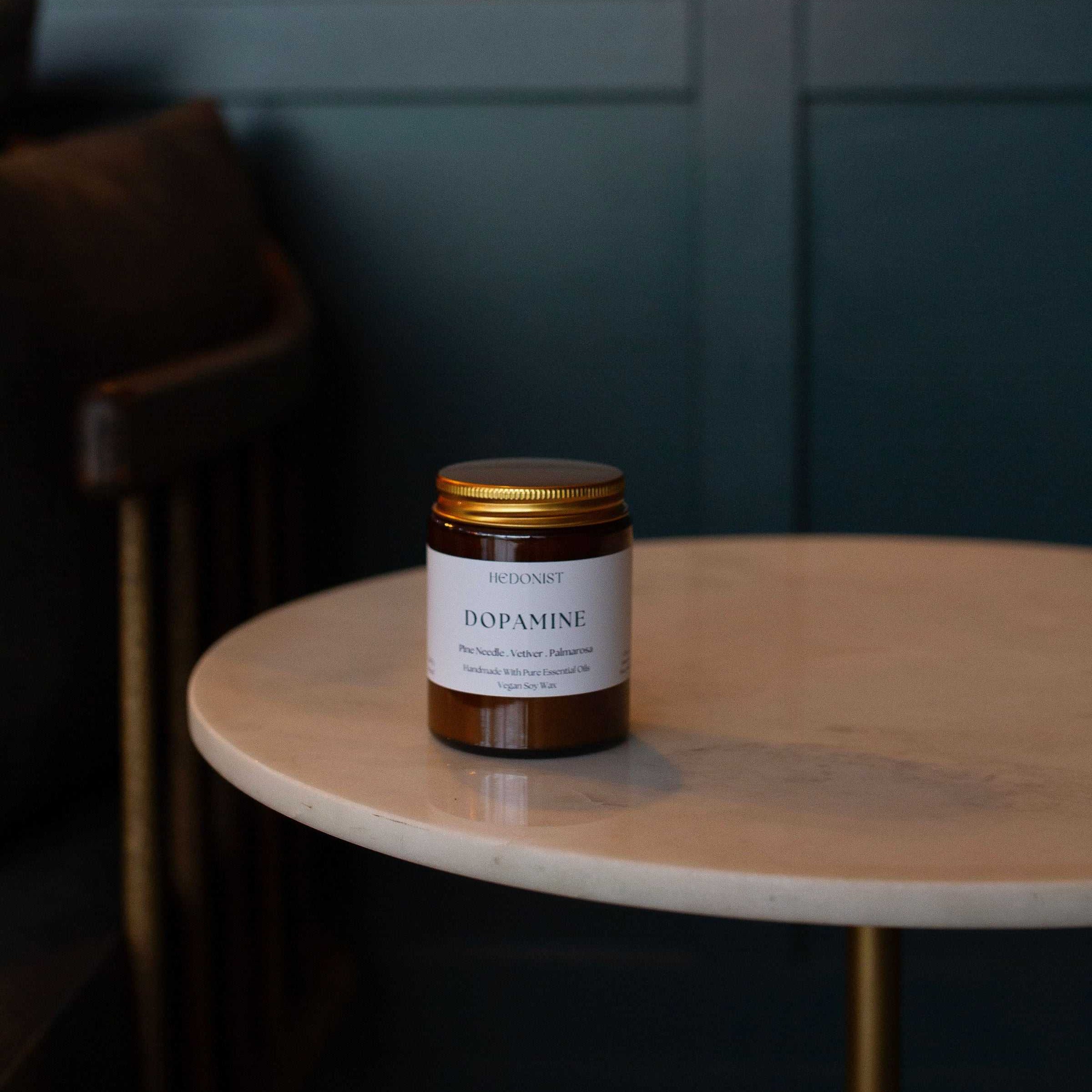 Dopamine Self Care Candle with Liquor, Rosemary, Cedarwood & Patchouli | Ignite your senses | £13.99