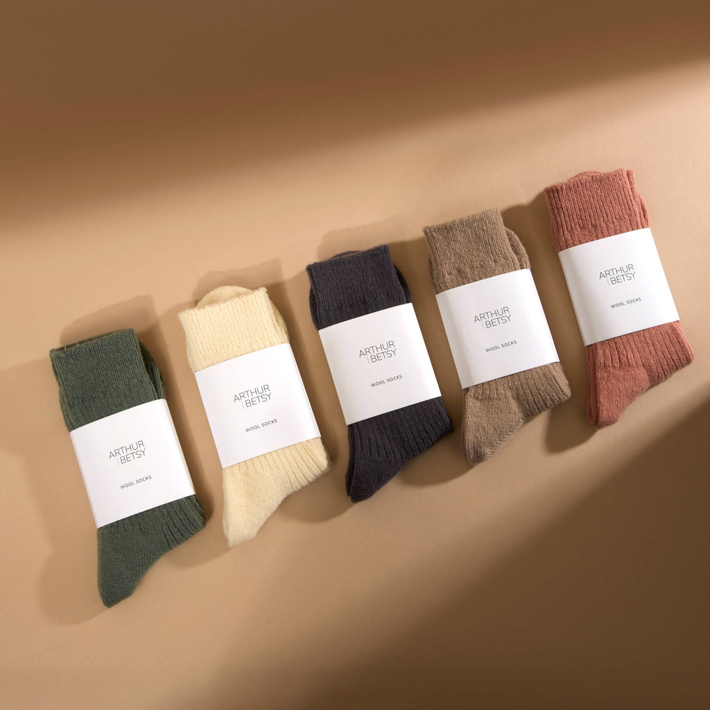 Cosy Alpaca Wool Socks in Twilight | Luxurious & warm for maximum comfort | £10.00