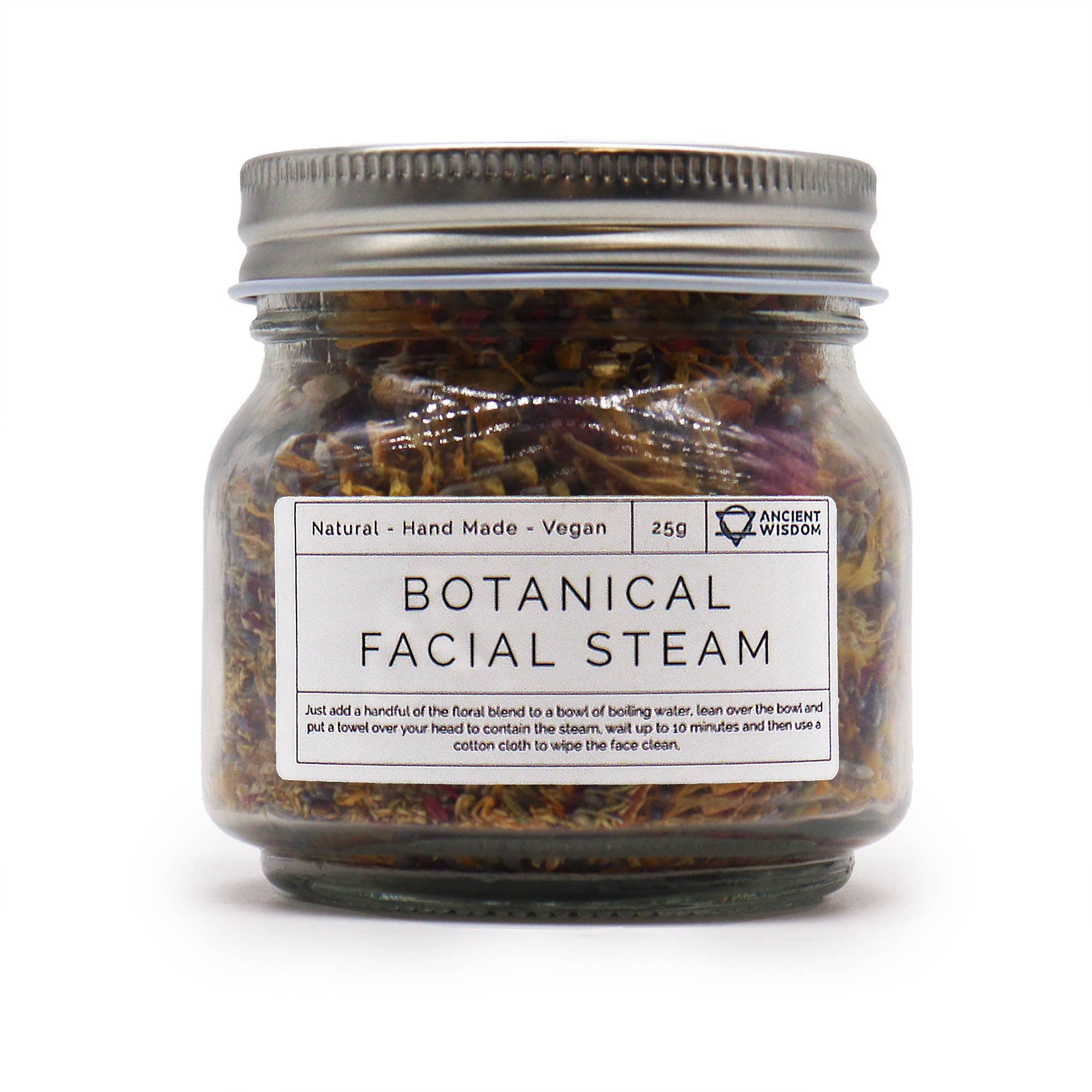 Botanical Facial Steam Blend with lavender, rose, chamomile & calendula petals | To elevate your skincare ritual | £5.99