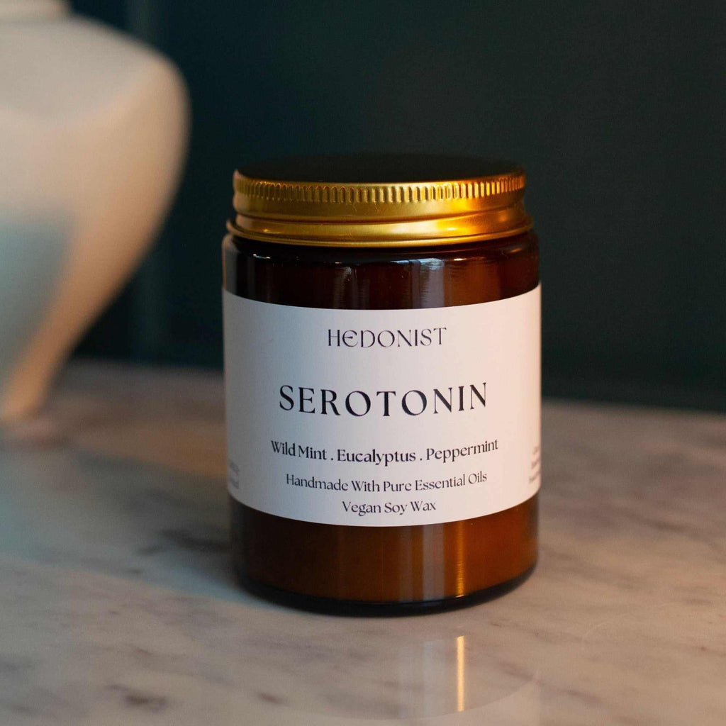 Self Care Serotonin Candle with Garden Mint, Basil & Eucalyptus | To clear your senses | £13.99