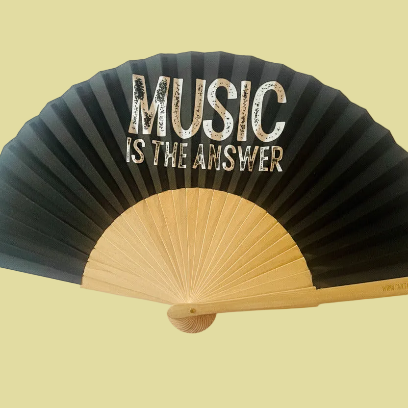 Music is the Answer 23cm fan 🎵 | £14.00