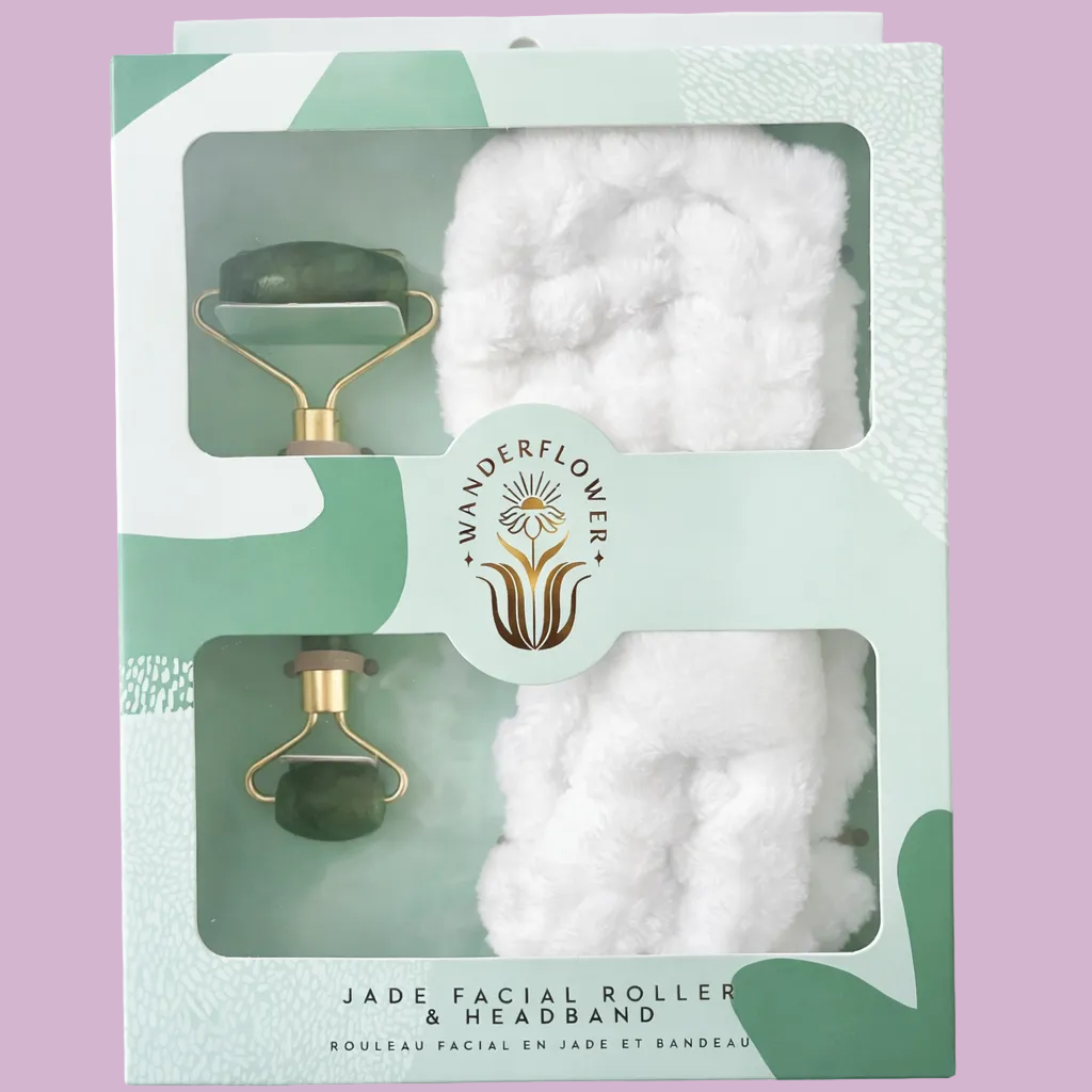 Jade Facial Roller & Headband Set | £7.00