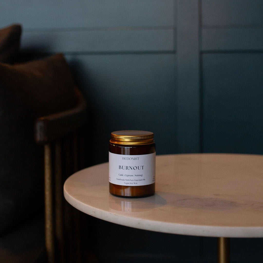 Self Care Burnout Candle with the scent of Ashes, Cedar & Amber | To combat stress and overwhelm |£13.99