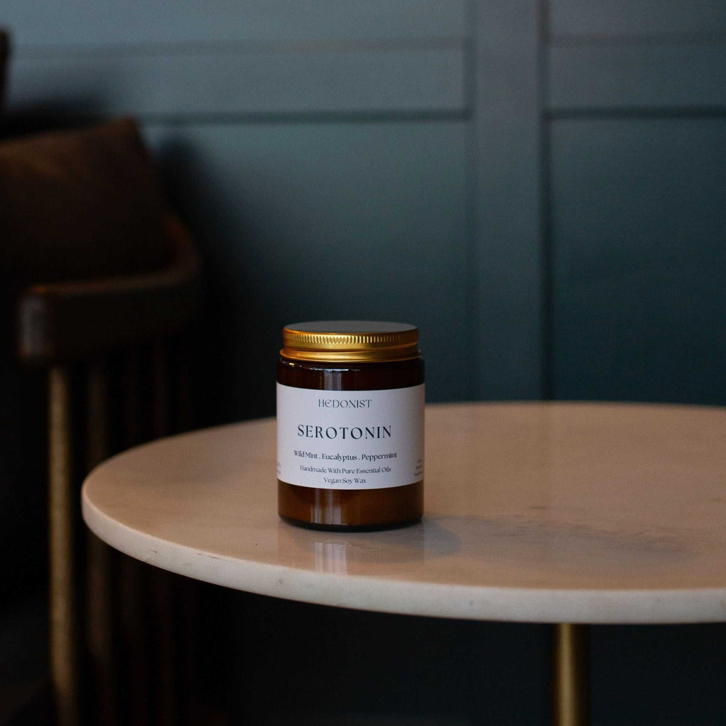 Self Care Serotonin Candle with Garden Mint, Basil & Eucalyptus | To clear your senses | £13.99