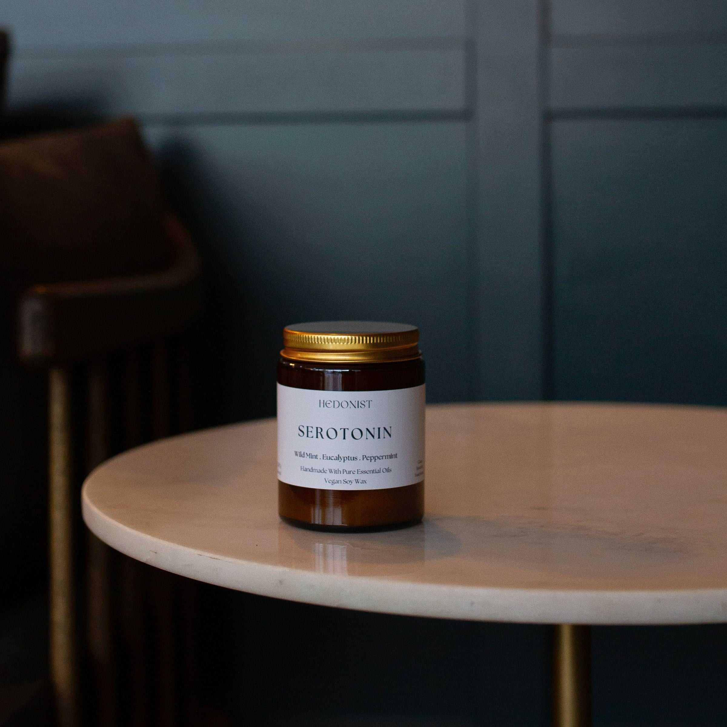 Self Care Serotonin Candle with Garden Mint, Basil & Eucalyptus | To clear your senses | £13.99