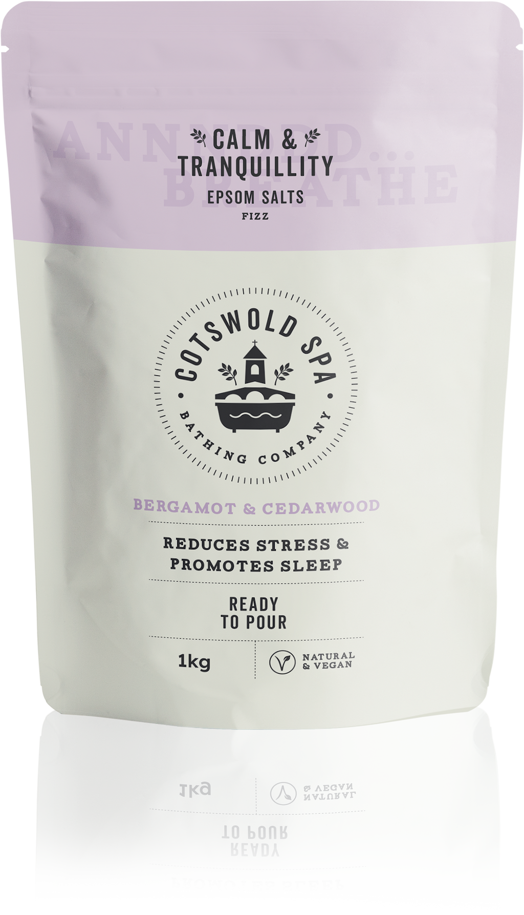 Luxury Epsom Bath Salts with Bergamot & Cedarwood | Calm & Tranquillity | £6.99